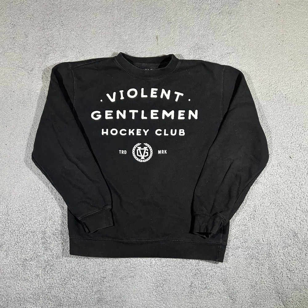 Violent Gentlemen Anaheim Ducks Sweatshirt Mens Medium Hockey Club #3949
